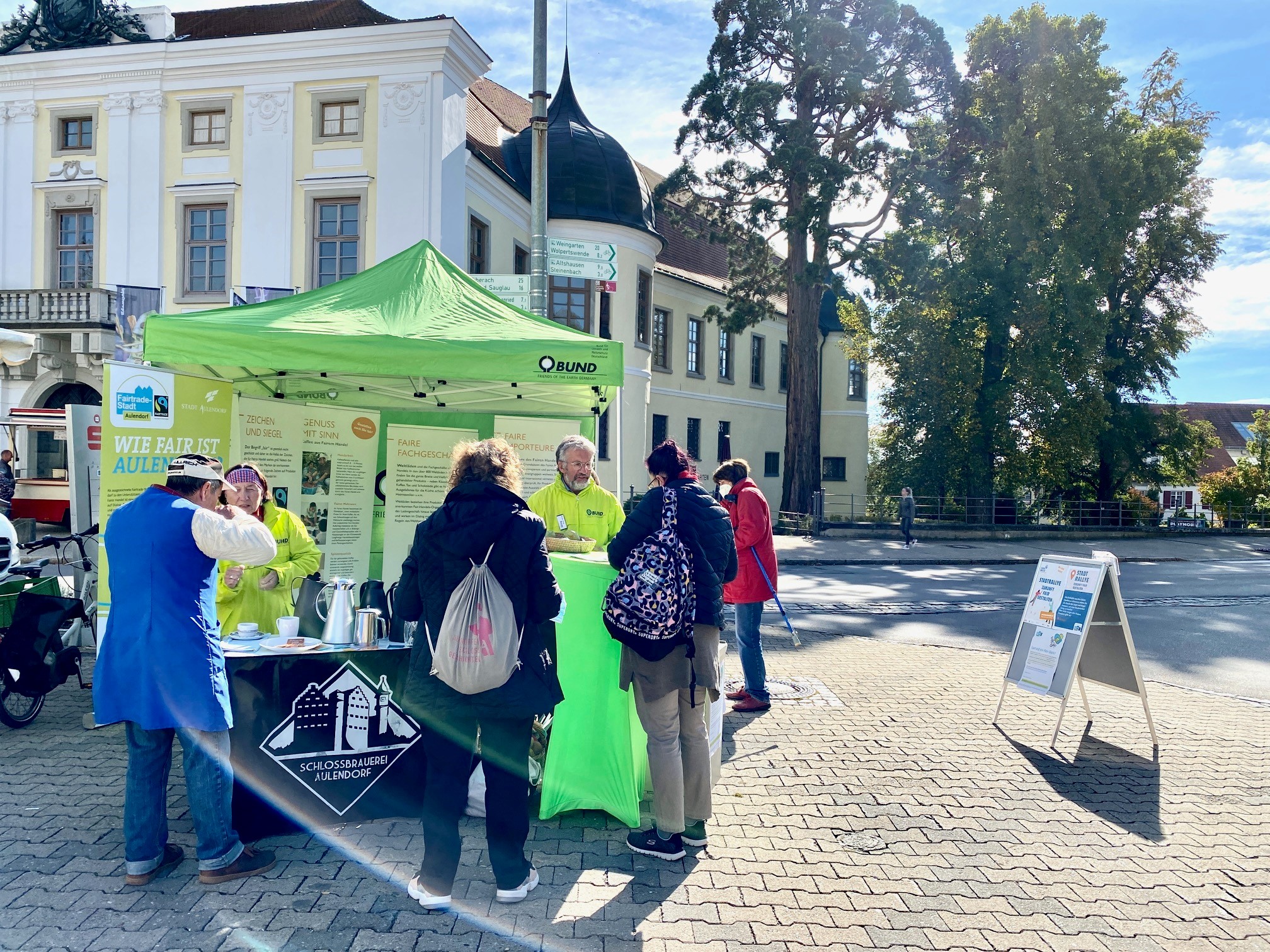 FairTrade auf dem Wochenmarkt Aulendorf