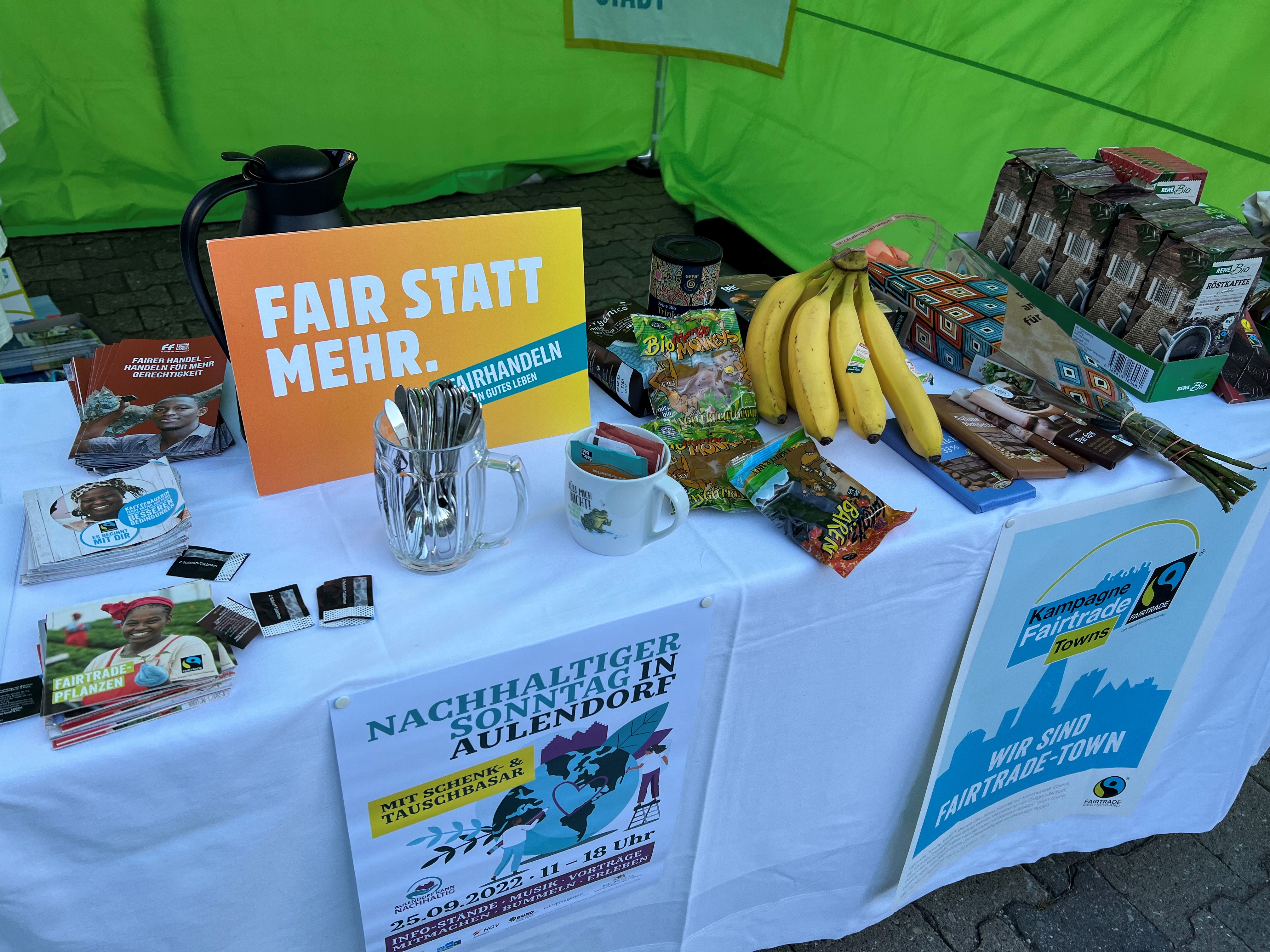 FairTrade auf dem Wochenmarkt
