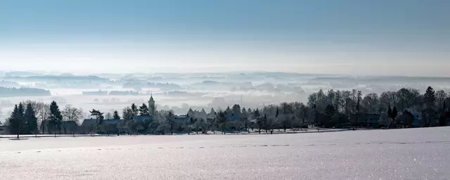 Winterlandschaft in Aulendorf